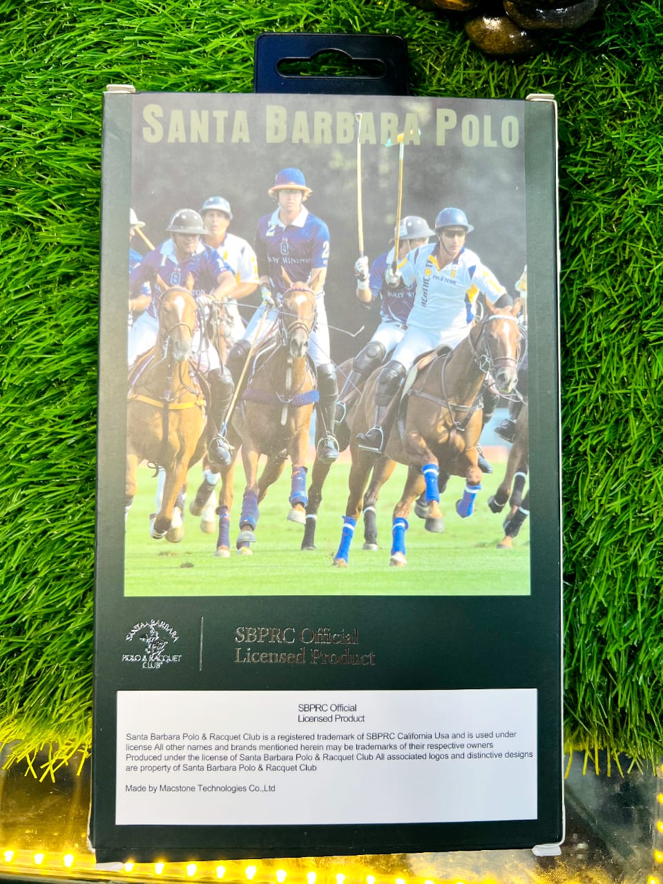 iPhone 7 Plus & iPhone 8 Plus - Santa Barbara Polo & Racquet Club Embroidered Leather Case