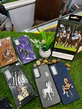 Santa Barbara Polo Embroidered Leather Case ( FOR ANDROID)