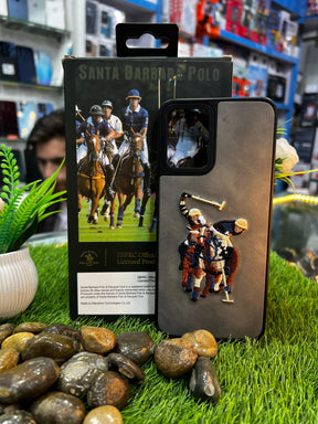 Santa Barbara Polo Embroidered Leather Case ( FOR ANDROID)