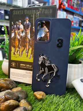 Santa Barbara Polo Embroidered Leather Case ( FOR ANDROID)