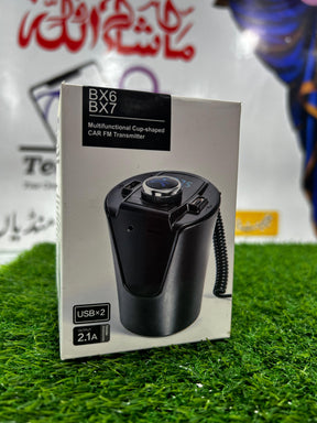 BX6 Multifunctional Cup-shaped Car FM Transmitter